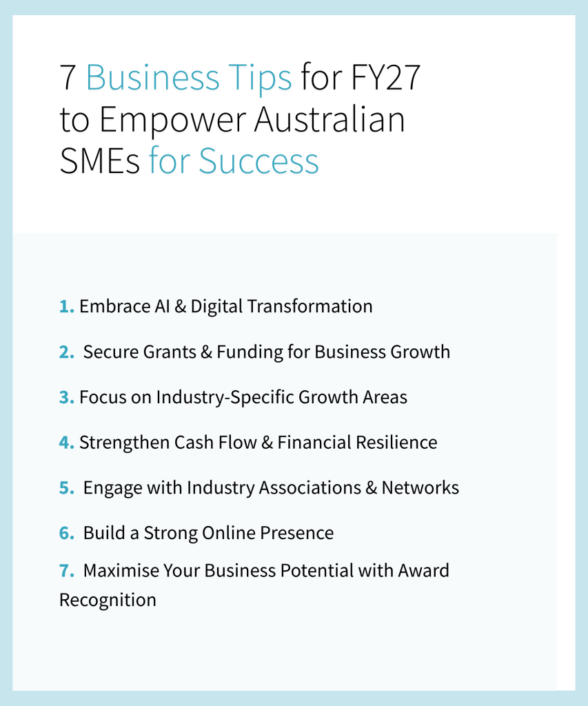 7 business tips for fy27